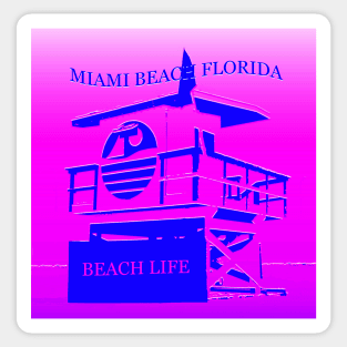 Miami Beach Florida Sticker